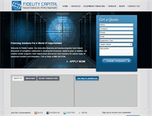 Tablet Screenshot of fidelityleases.com